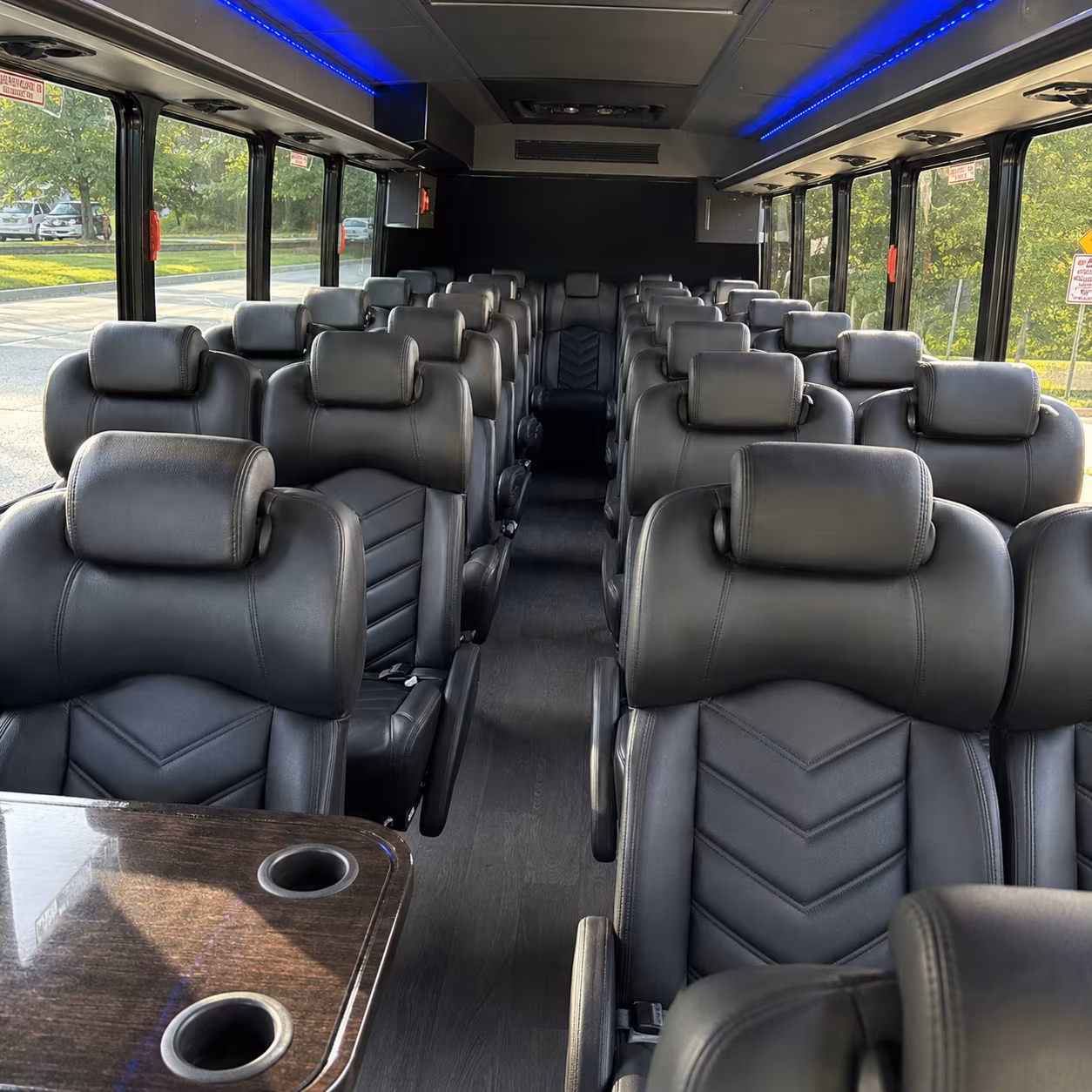 15-35 Passenger Minibus Interior