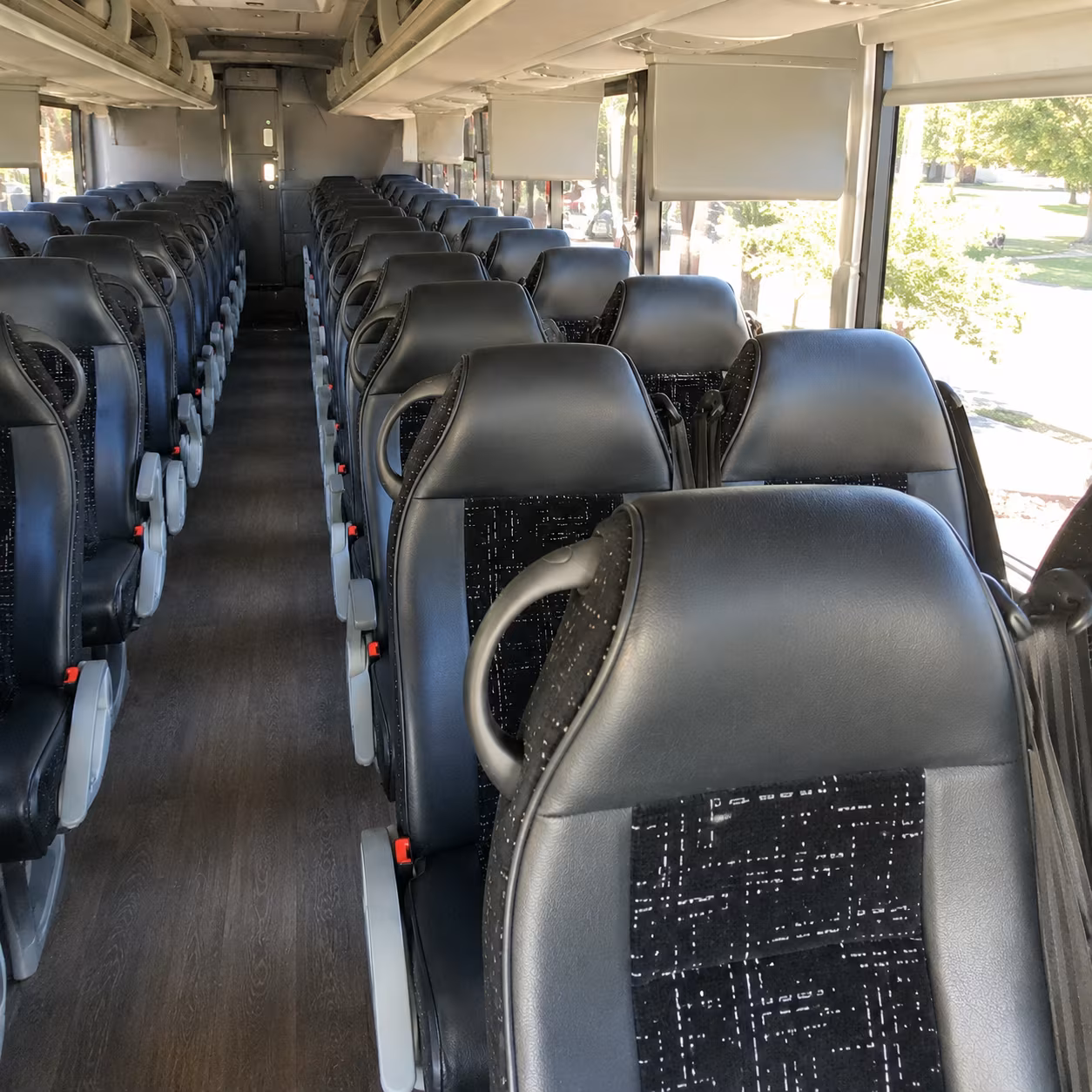 40-56 Passenger Charter Bus Interior