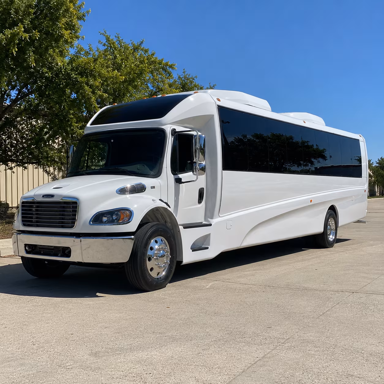 El Monte Airport Shuttle & Transportation party bus exterior