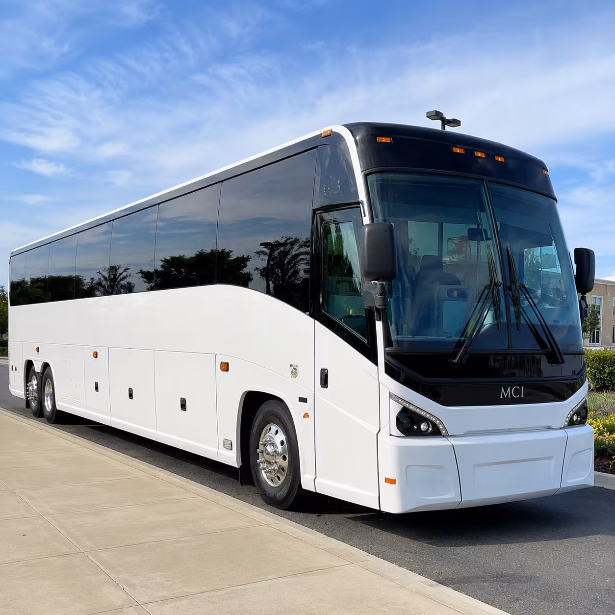 El Monte Airport Shuttle & Transportation party bus exterior