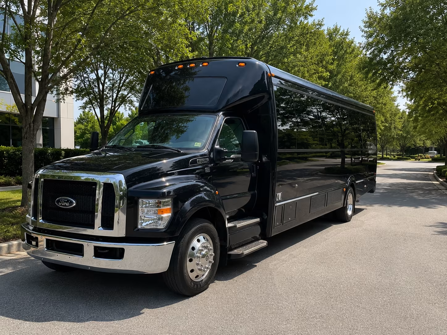 El Monte Birthday, Sweet 16, & Quinceañera Transportation party bus exterior