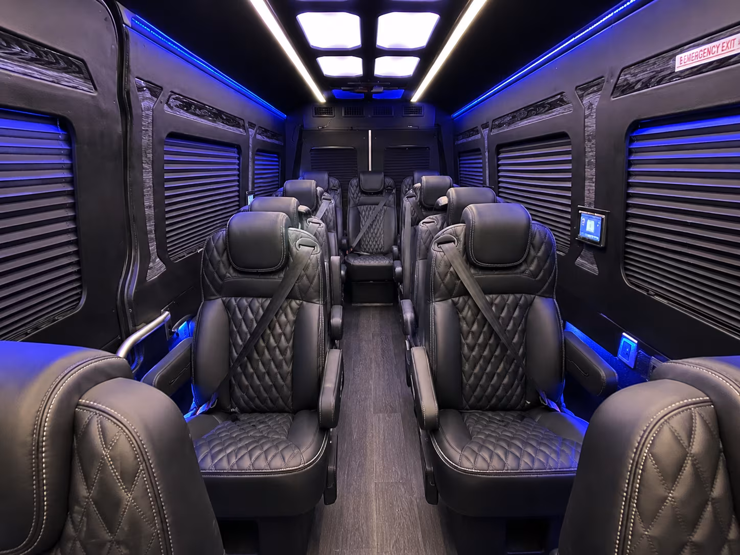 El Monte Corporate Transportation party bus exterior