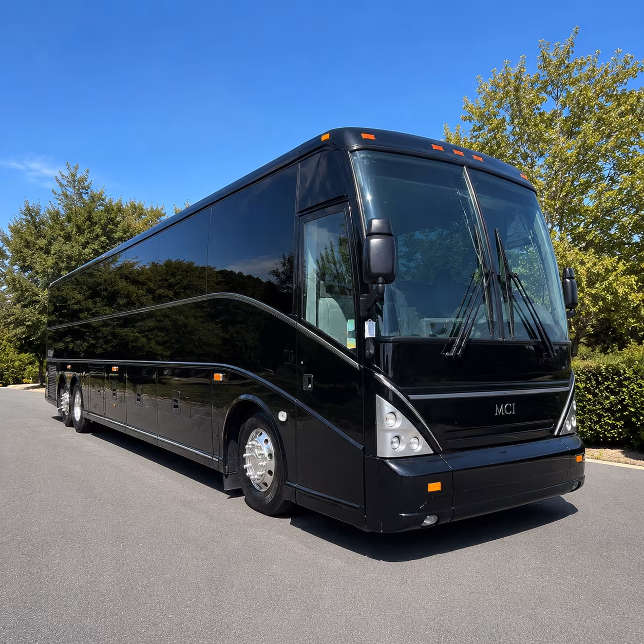 El Monte Corporate Transportation party bus exterior