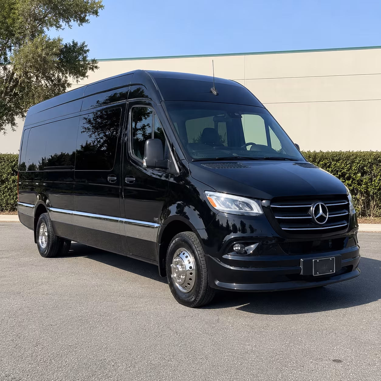 El Monte Corporate Transportation party bus exterior