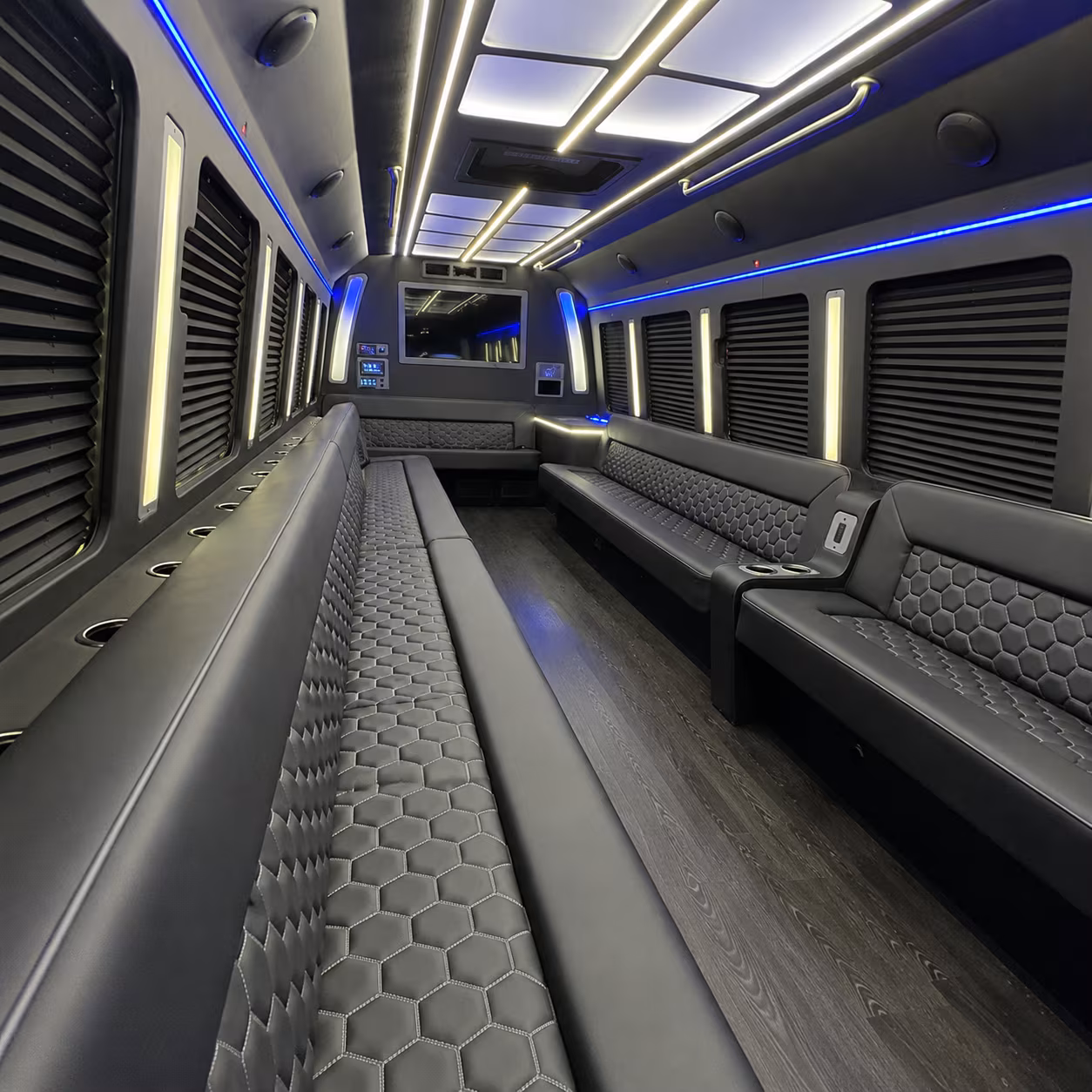 El Monte Private Event Transportation party bus exterior