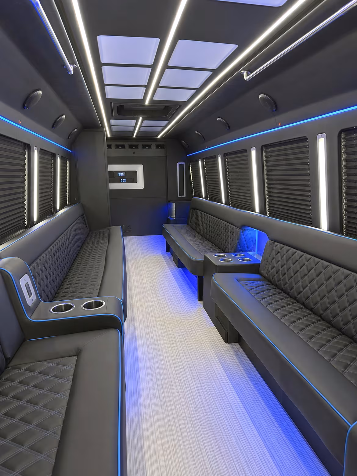 El Monte Prom & Homecoming Transportation party bus interior