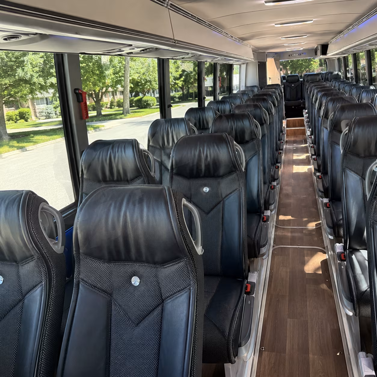 El Monte School Event Transportation party bus exterior