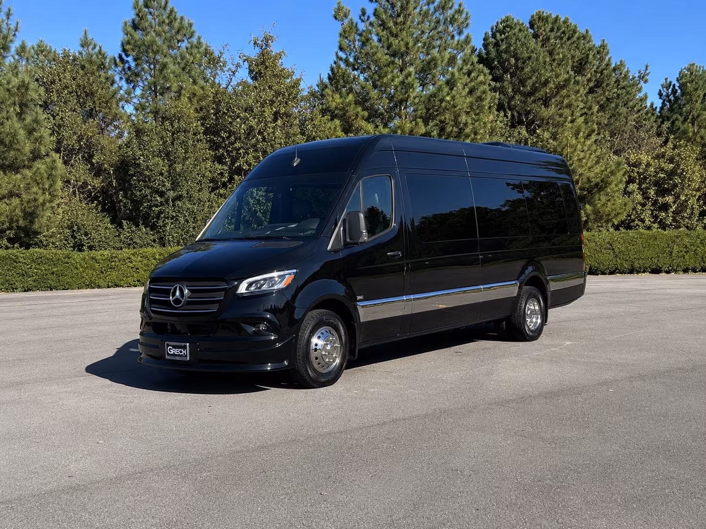 El Monte School Event Transportation party bus exterior