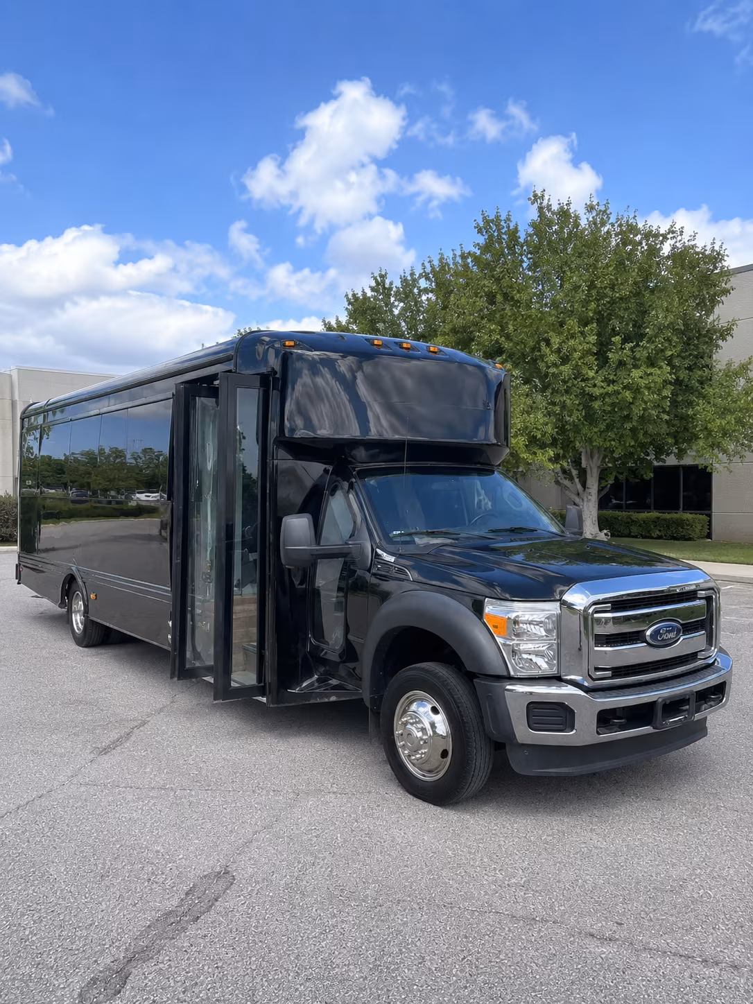 El Monte Sporting Event Transportation party bus exterior