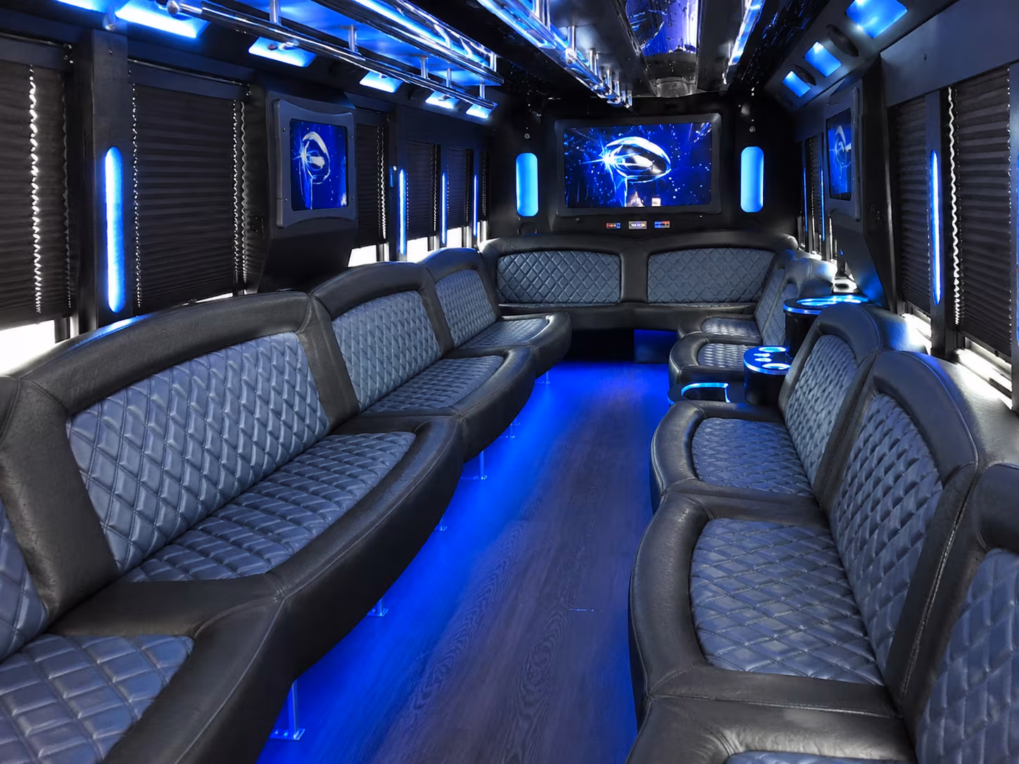 El Monte Winery Tour & Pub Crawl Transportation party bus exterior