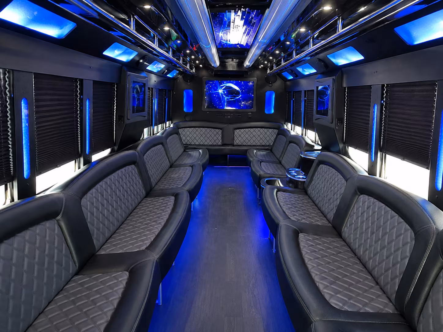 El Monte Winery Tour & Pub Crawl Transportation party bus exterior