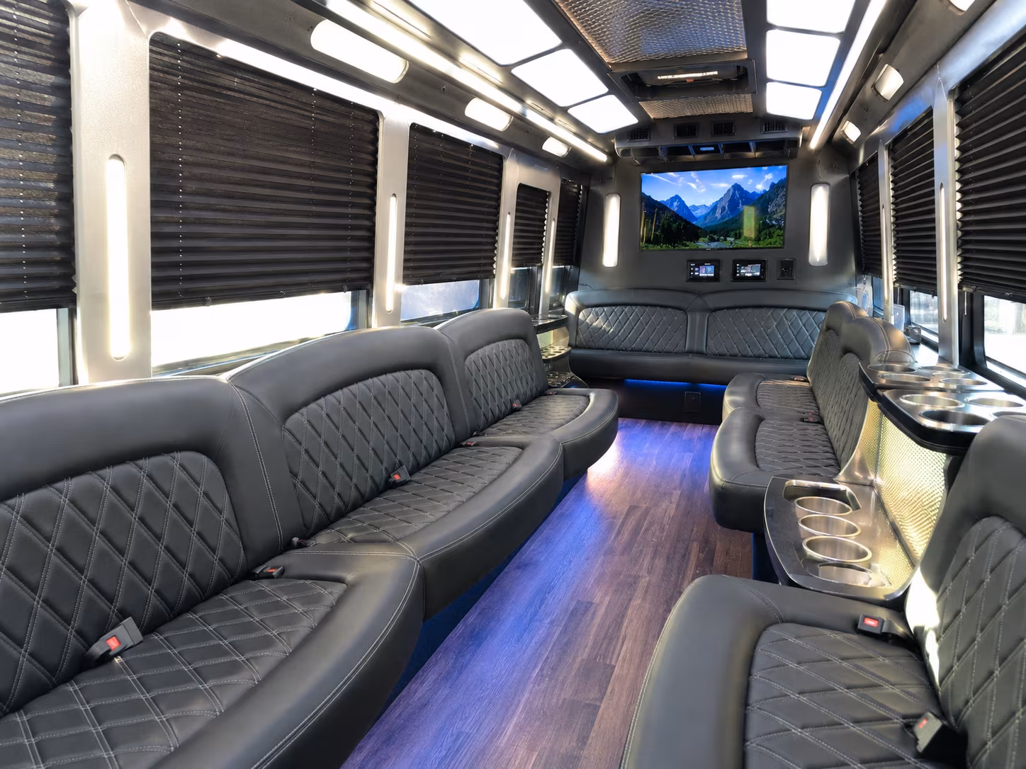 El Monte Winery Tour & Pub Crawl Transportation party bus exterior