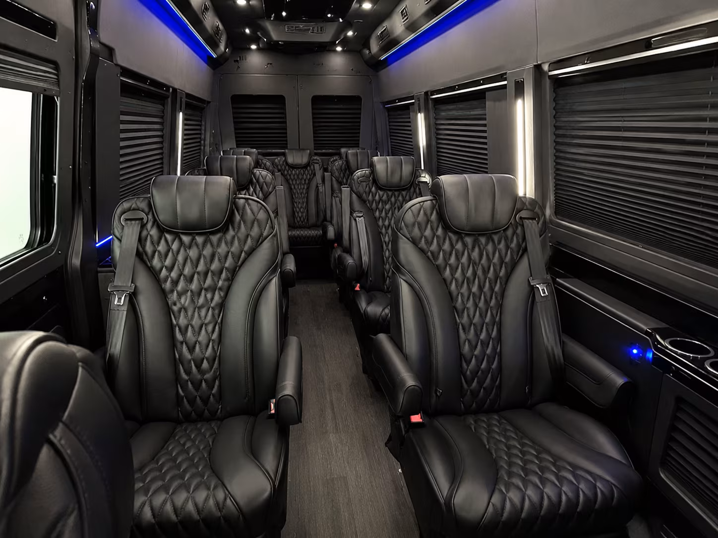Sprinter Van Rental with Driver Interior