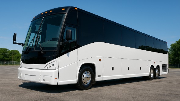Exterior of Charter Bus Company Arcadia's 40 Passenger Party Bus in Arcadia